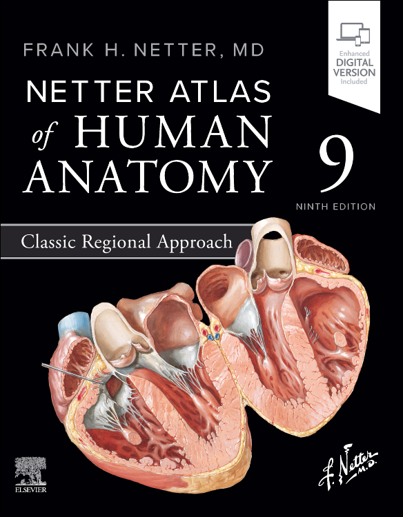 Netter Atlas of Human Anatomy 9e-Classic Regional Approach
