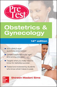 Obstetrics And Gynecology PreTest Self-Assessment And Review,14/e(IE)